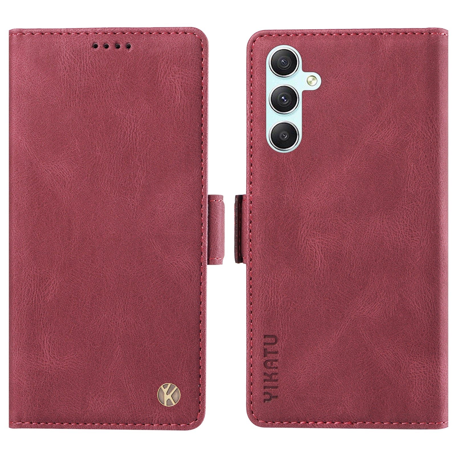 YIKATU YK-005 For Samsung Galaxy A34 5G Skin-touch Phone Case Cover Stand Shell PU Leather Wallet YIKATU YK-005 For Samsung Galaxy A34 5G Skin-touch Phone Case Cover Stand Shell PU Leather Wallet